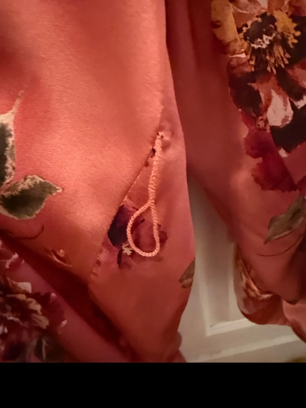 Nordstrom Pink Floral Silk robe or jacket